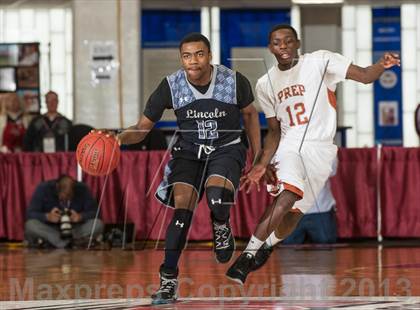 Thumbnail 2 in Lincoln vs. Capital Prep (Spalding Hoophall Classic) photogallery.