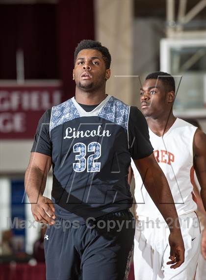 Thumbnail 2 in Lincoln vs. Capital Prep (Spalding Hoophall Classic) photogallery.