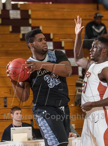 Thumbnail 1 in Lincoln vs. Capital Prep (Spalding Hoophall Classic) photogallery.