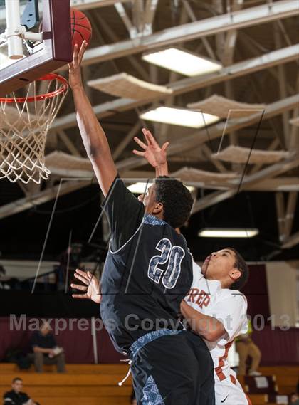 Thumbnail 3 in Lincoln vs. Capital Prep (Spalding Hoophall Classic) photogallery.