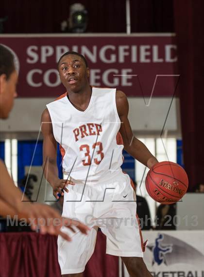 Thumbnail 1 in Lincoln vs. Capital Prep (Spalding Hoophall Classic) photogallery.