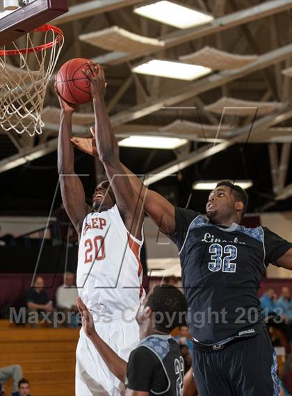 Thumbnail 1 in Lincoln vs. Capital Prep (Spalding Hoophall Classic) photogallery.