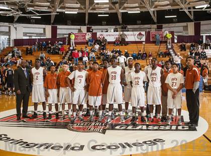 Thumbnail 1 in Lincoln vs. Capital Prep (Spalding Hoophall Classic) photogallery.