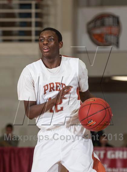 Thumbnail 3 in Lincoln vs. Capital Prep (Spalding Hoophall Classic) photogallery.