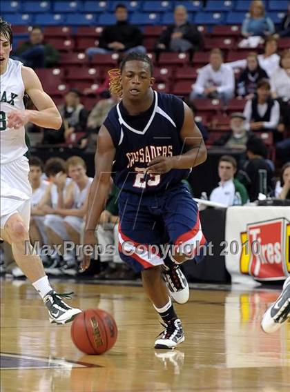 Thumbnail 2 in Modesto Christian vs. Colfax (CIF SJS D4 Final) photogallery.