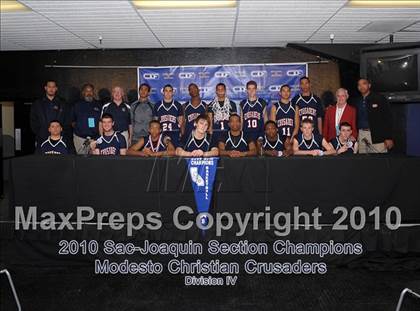 Thumbnail 1 in Modesto Christian vs. Colfax (CIF SJS D4 Final) photogallery.