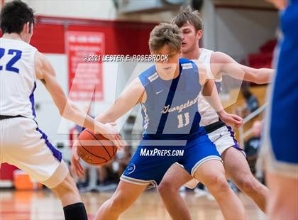 Thumbnail 3 in Georgetown vs. Hallsville (2021 Chicken Express Holiday Extravaganza) photogallery.