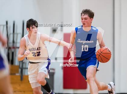 Thumbnail 3 in Georgetown vs. Hallsville (2021 Chicken Express Holiday Extravaganza) photogallery.