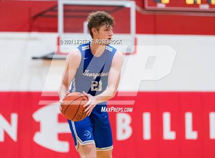 Thumbnail 3 in Georgetown vs. Hallsville (2021 Chicken Express Holiday Extravaganza) photogallery.
