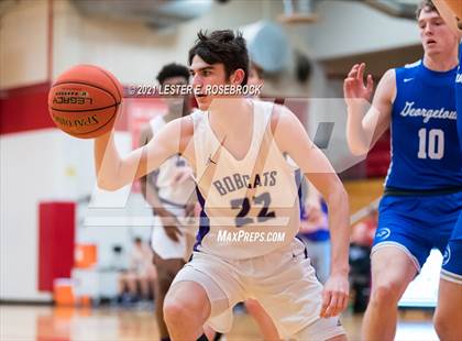 Thumbnail 2 in Georgetown vs. Hallsville (2021 Chicken Express Holiday Extravaganza) photogallery.