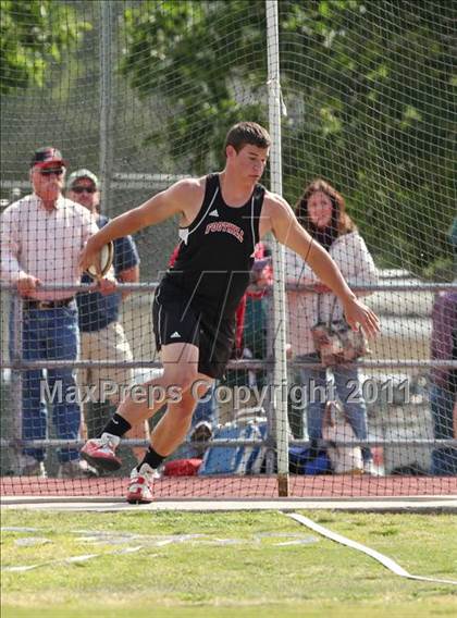 Thumbnail 2 in CIF NS Masters Track & Field Championships (Boys Discus) photogallery.