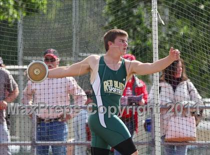 Thumbnail 2 in CIF NS Masters Track & Field Championships (Boys Discus) photogallery.