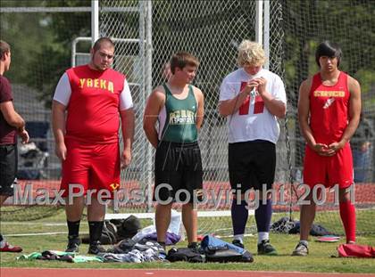 Thumbnail 3 in CIF NS Masters Track & Field Championships (Boys Discus) photogallery.