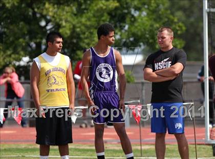 Thumbnail 1 in CIF NS Masters Track & Field Championships (Boys Discus) photogallery.