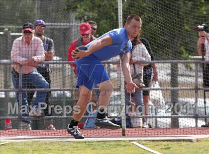 Thumbnail 1 in CIF NS Masters Track & Field Championships (Boys Discus) photogallery.