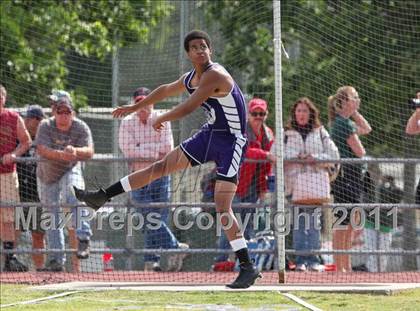 Thumbnail 3 in CIF NS Masters Track & Field Championships (Boys Discus) photogallery.