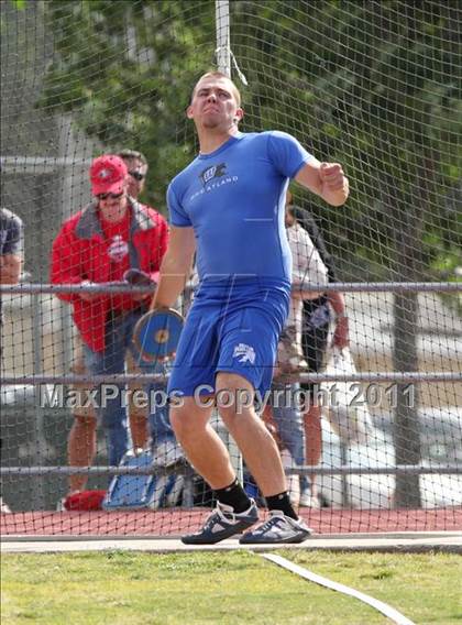 Thumbnail 2 in CIF NS Masters Track & Field Championships (Boys Discus) photogallery.