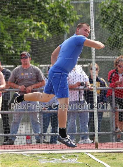 Thumbnail 2 in CIF NS Masters Track & Field Championships (Boys Discus) photogallery.