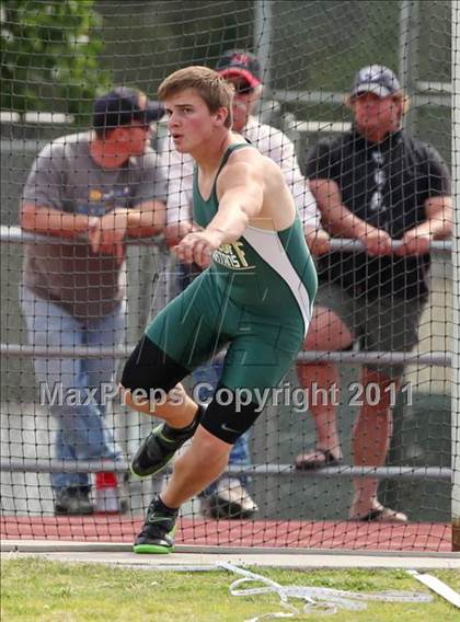 Thumbnail 3 in CIF NS Masters Track & Field Championships (Boys Discus) photogallery.
