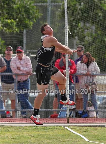 Thumbnail 2 in CIF NS Masters Track & Field Championships (Boys Discus) photogallery.