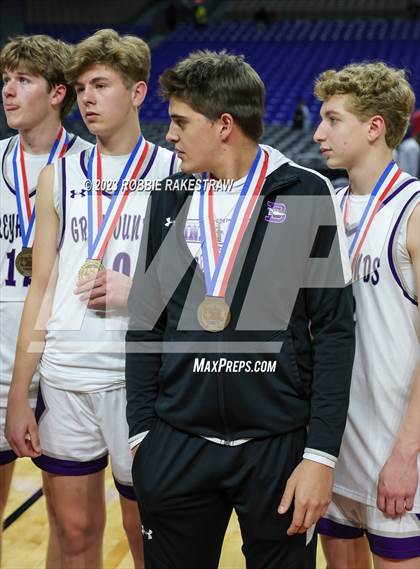 Thumbnail 1 in Boerne vs. Washington (UIL 4A Basketball State Semifinal Medal Ceremony) photogallery.
