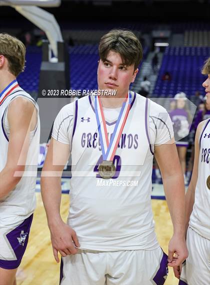 Thumbnail 3 in Boerne vs. Washington (UIL 4A Basketball State Semifinal Medal Ceremony) photogallery.