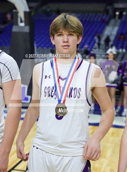 Thumbnail 2 in Boerne vs. Washington (UIL 4A Basketball State Semifinal Medal Ceremony) photogallery.
