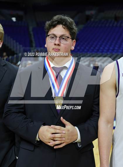 Thumbnail 1 in Boerne vs. Washington (UIL 4A Basketball State Semifinal Medal Ceremony) photogallery.