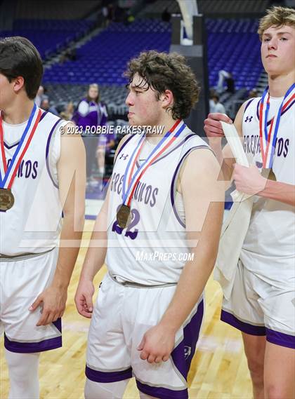 Thumbnail 3 in Boerne vs. Washington (UIL 4A Basketball State Semifinal Medal Ceremony) photogallery.