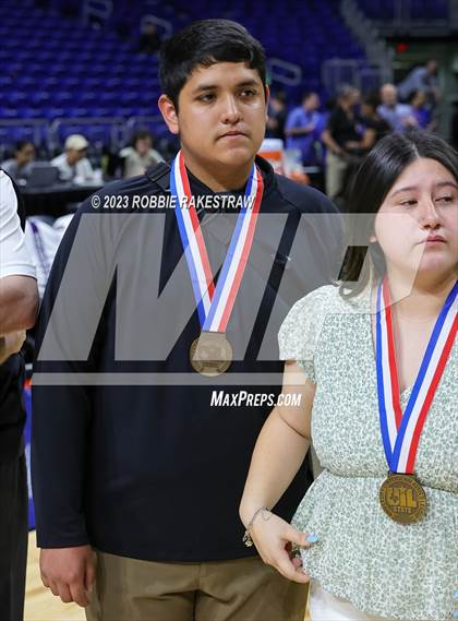 Thumbnail 1 in Boerne vs. Washington (UIL 4A Basketball State Semifinal Medal Ceremony) photogallery.