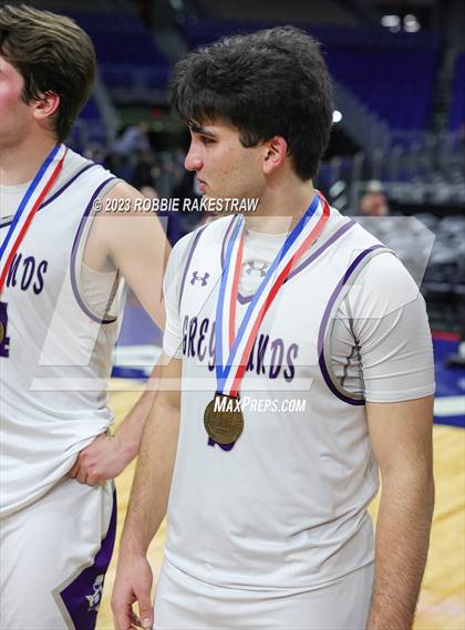 Thumbnail 1 in Boerne vs. Washington (UIL 4A Basketball State Semifinal Medal Ceremony) photogallery.