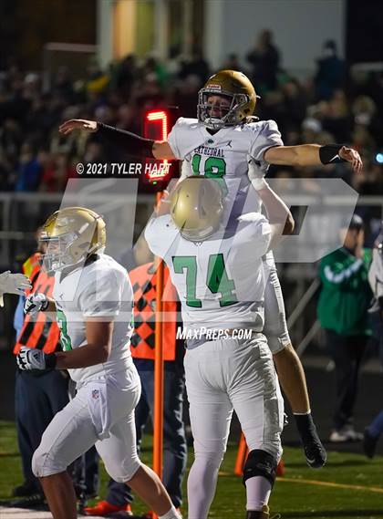 Thumbnail 3 in Cathedral @ Decatur Central (IHSAA 5A Sectional Final) photogallery.
