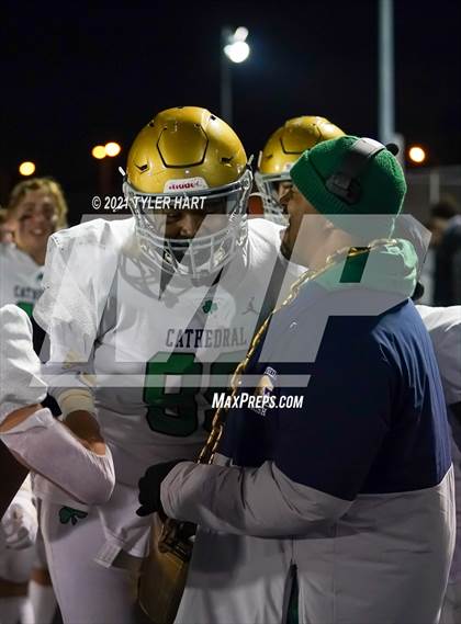 Thumbnail 3 in Cathedral @ Decatur Central (IHSAA 5A Sectional Final) photogallery.
