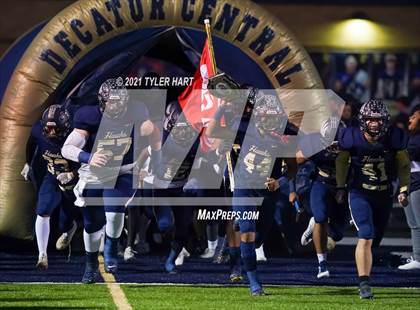 Thumbnail 1 in Cathedral @ Decatur Central (IHSAA 5A Sectional Final) photogallery.