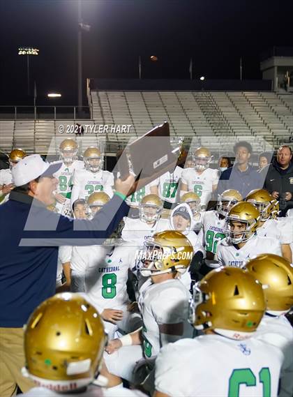 Thumbnail 3 in Cathedral @ Decatur Central (IHSAA 5A Sectional Final) photogallery.