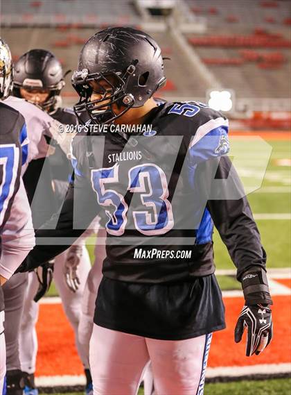 Thumbnail 2 in Desert Hills vs Stansburry (UHSAA 3AA Semifinal) photogallery.