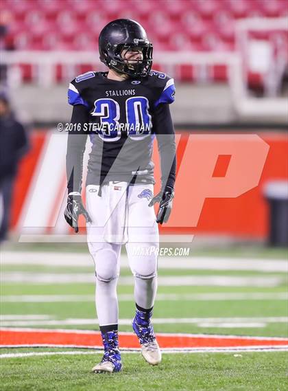 Thumbnail 3 in Desert Hills vs Stansburry (UHSAA 3AA Semifinal) photogallery.