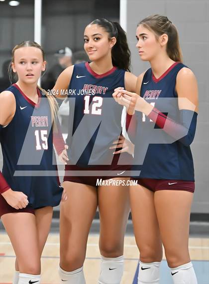 Thumbnail 1 in Tampa Prep vs. Perry (Nike TOC Southwest) photogallery.