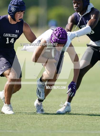 Thumbnail 1 in Elgin vs College Park (Texas 7 on 7 State Qualifier) photogallery.