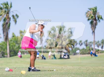 Thumbnail 2 in UIL Region IV 5A Girls Golf Final (Round 1) photogallery.