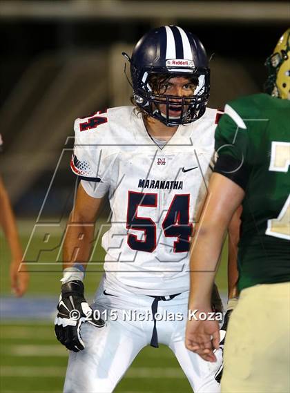 Thumbnail 2 in St. Monica vs. Maranatha photogallery.