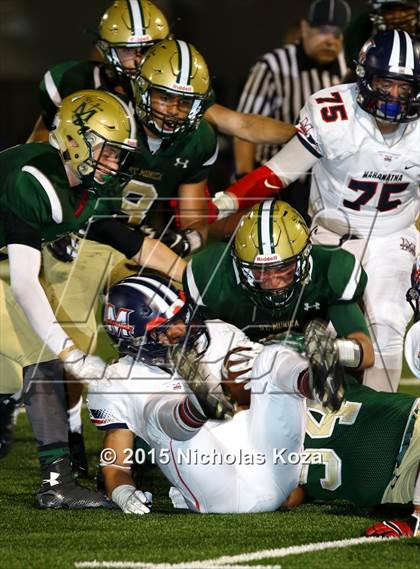 Thumbnail 2 in St. Monica vs. Maranatha photogallery.