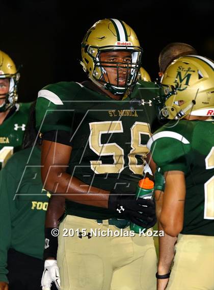 Thumbnail 1 in St. Monica vs. Maranatha photogallery.