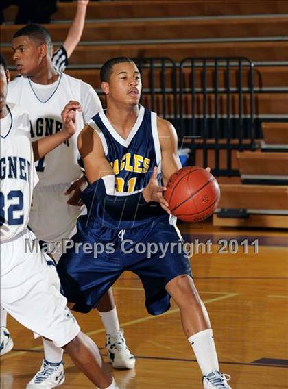 Thumbnail 1 in Wagner vs West Babylon (2011 Holiday Tournament] photogallery.
