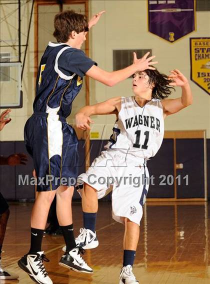 Thumbnail 3 in Wagner vs West Babylon (2011 Holiday Tournament] photogallery.