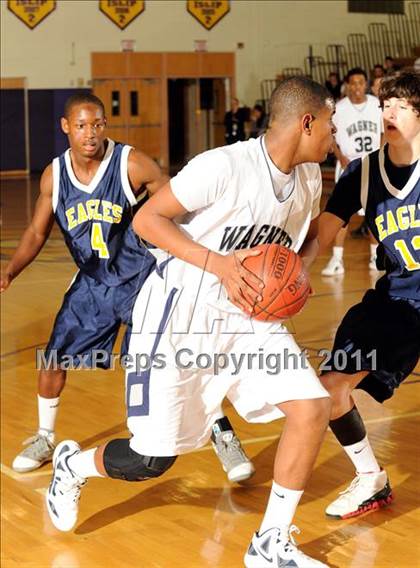 Thumbnail 1 in Wagner vs West Babylon (2011 Holiday Tournament] photogallery.