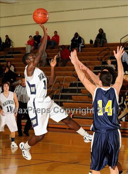 Thumbnail 3 in Wagner vs West Babylon (2011 Holiday Tournament] photogallery.