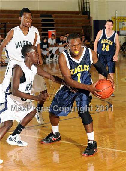 Thumbnail 3 in Wagner vs West Babylon (2011 Holiday Tournament] photogallery.