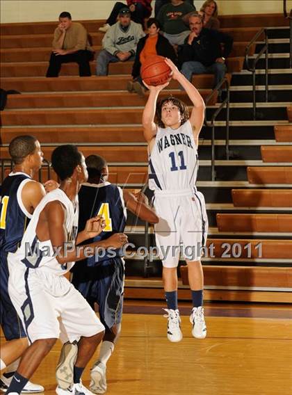 Thumbnail 2 in Wagner vs West Babylon (2011 Holiday Tournament] photogallery.