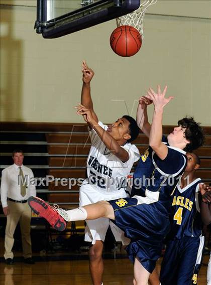 Thumbnail 2 in Wagner vs West Babylon (2011 Holiday Tournament] photogallery.